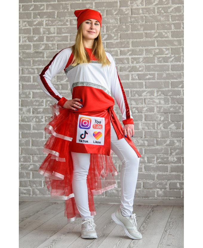 Карнавальний костюм Блогера у спідниці для аніматорів