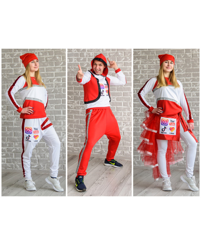 Карнавальний костюм Блогера у спідниці для аніматорів