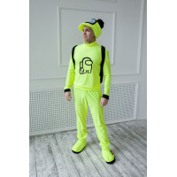 Карнавальний костюм для аніматорів Амонг Ас Ас Аmong Us неоновий
