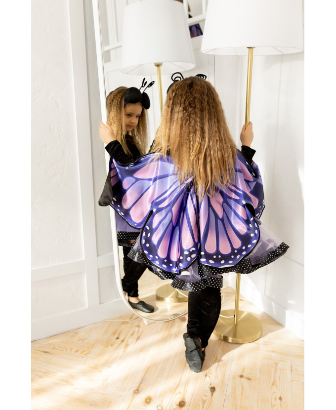 Дитячий костюм Метелика для дівчинки в фіолетовому виконанні