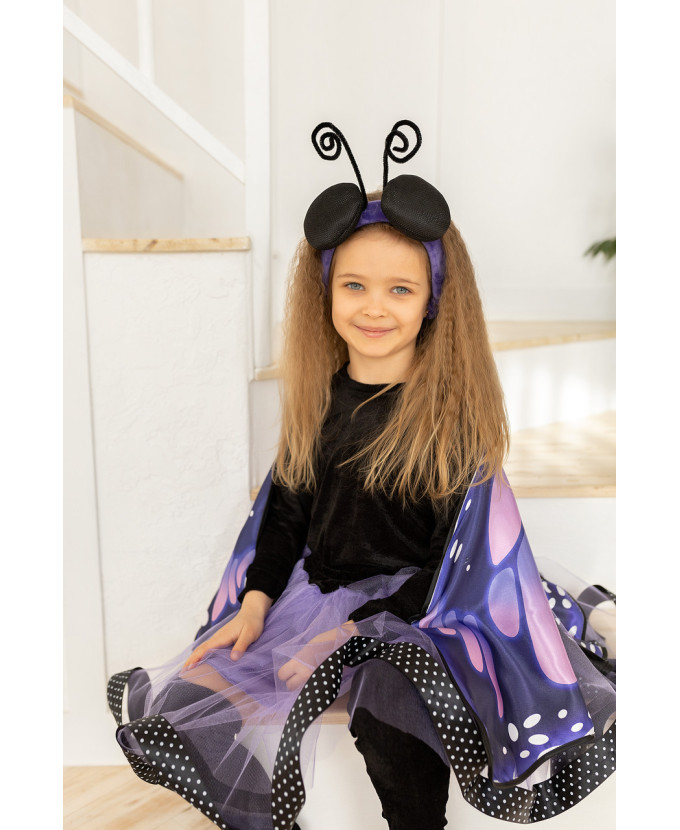 Дитячий костюм Метелика для дівчинки в фіолетовому виконанні