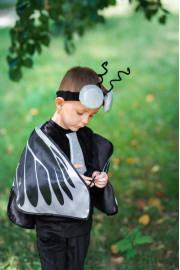 Дитячий костюм Метелика для хлопчика попелястий