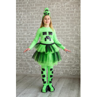 Карнавальний костюм для аніматорів Майнкрафт для дівчинки