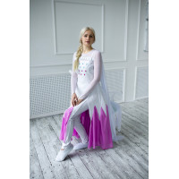 Карнавальний костюм для аніматорів Ельза Frozen 2 Біла