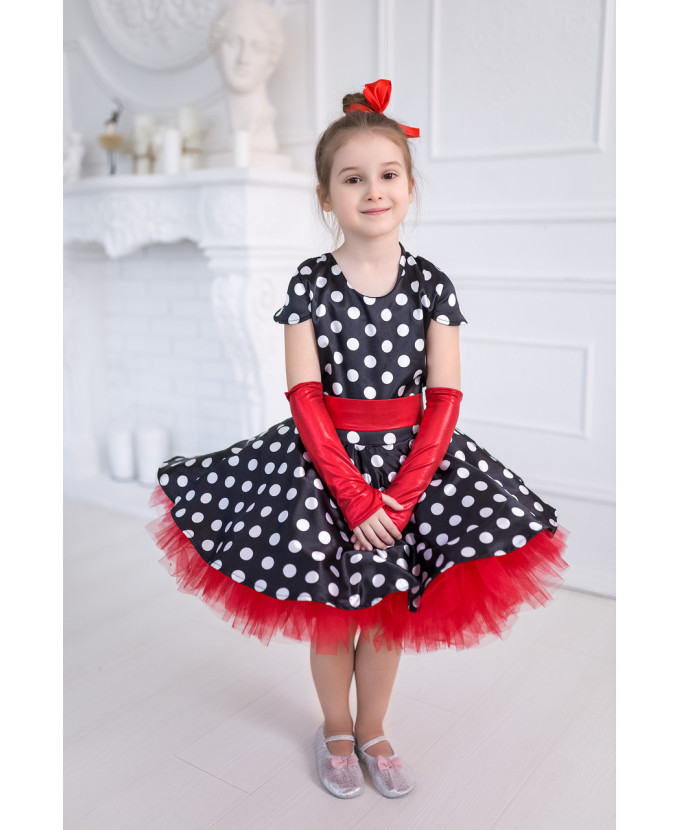 Купити костюм Стиляги в червоному для дівчинки