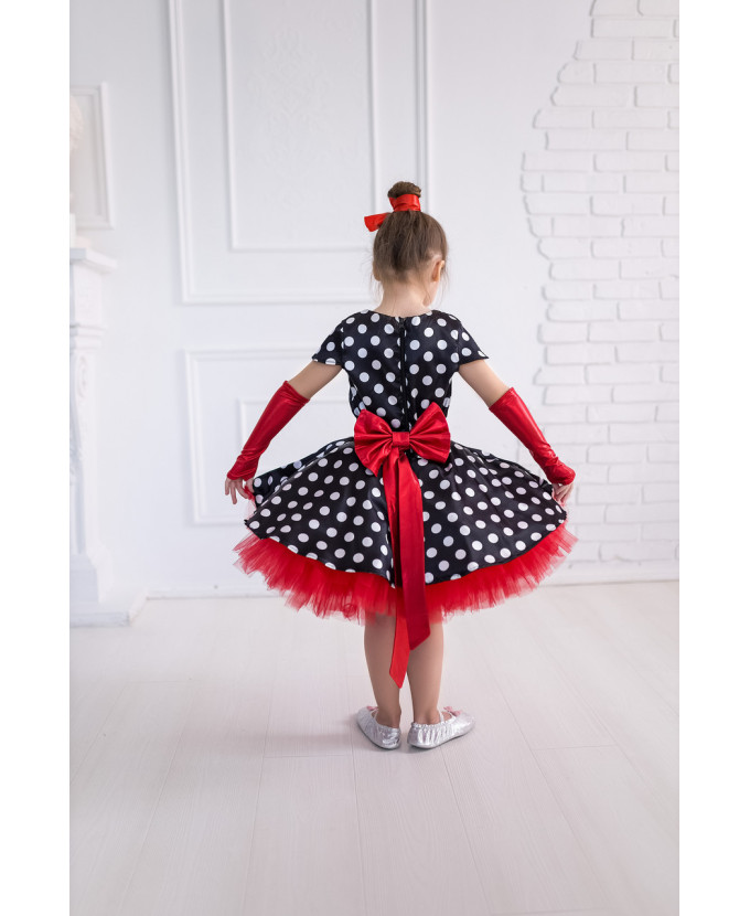 Купити костюм Стиляги в червоному для дівчинки