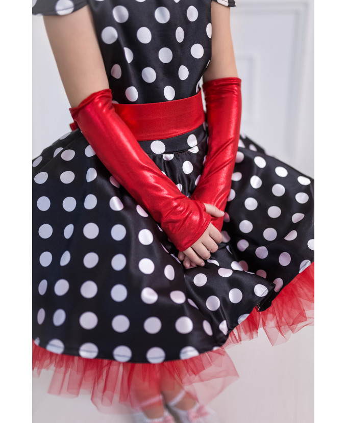 Купити костюм Стиляги в червоному для дівчинки