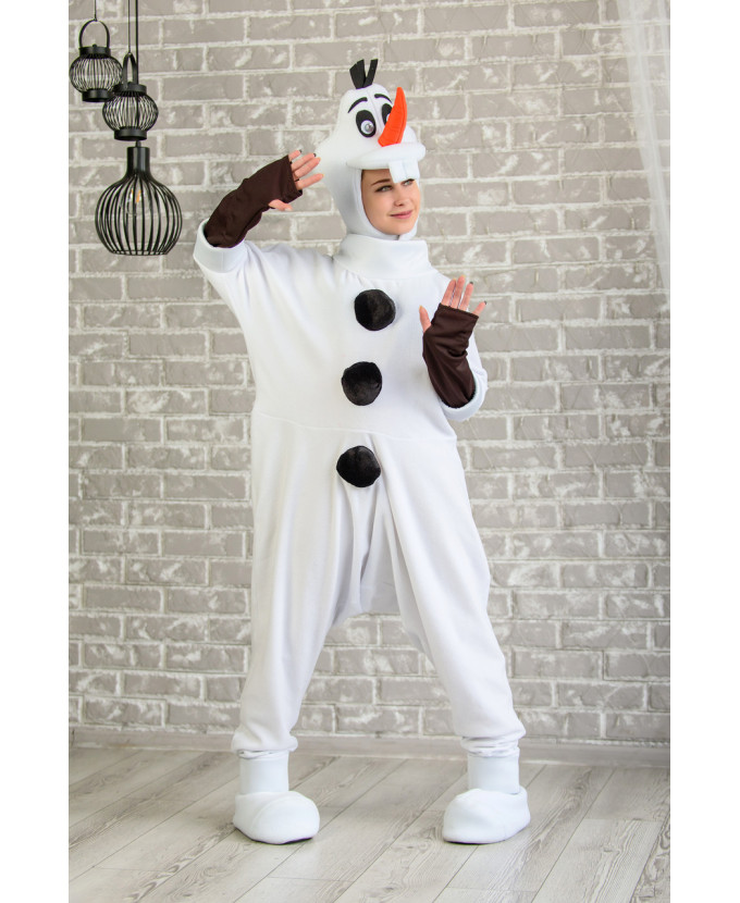 Карнавальний костюм для аніматорів Олаф Frozen 2