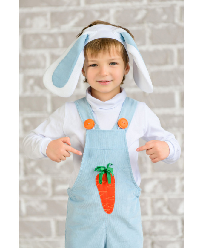 Дитячий карнавальний костюм Зайчик для хлопчика