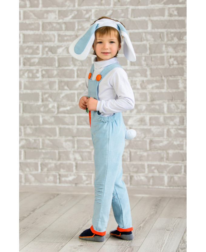 Дитячий карнавальний костюм Зайчик для хлопчика