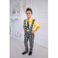 Костюм Стиляги в жовтому для хлопчика