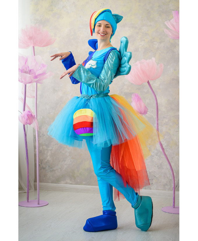 Карнавальний костюм Веселка Деш My Little Pony для аніматорів