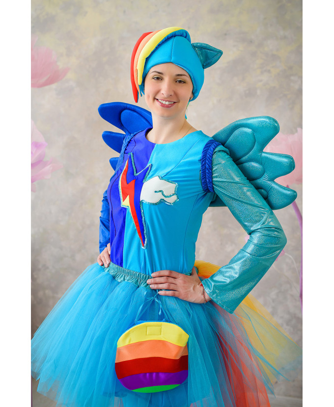 Карнавальний костюм Веселка Деш My Little Pony для аніматорів