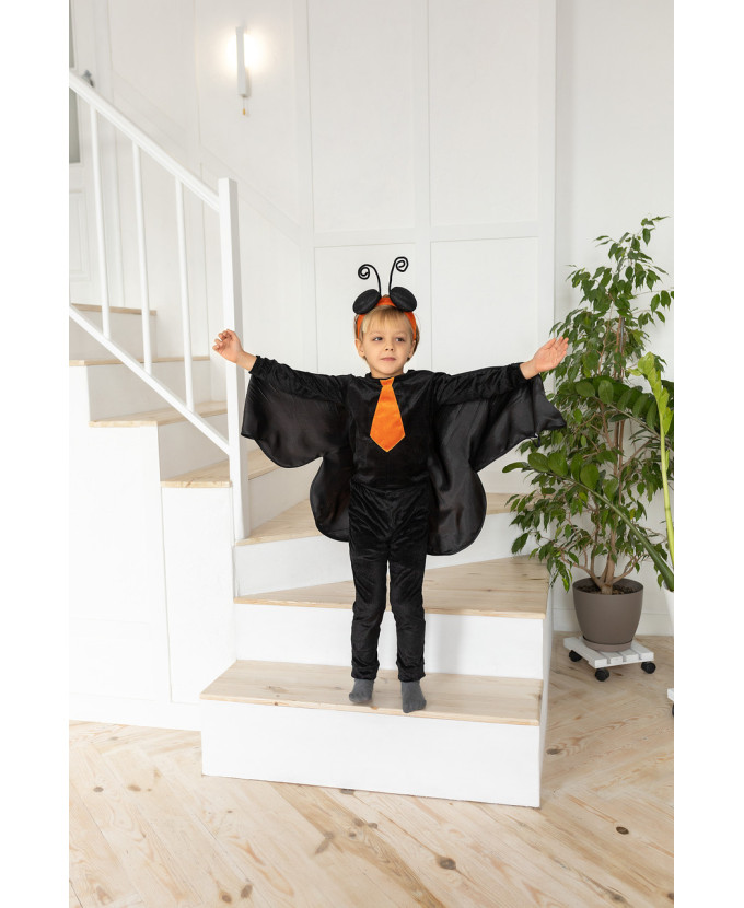 Дитячий костюм Метелика для хлопчика помаранчева