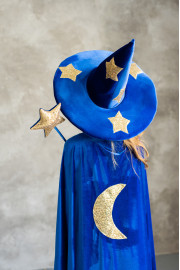 Карнавальний костюм для аниматорів Чарівник синій