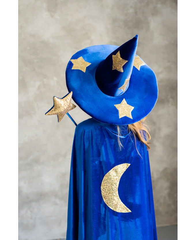 Карнавальний костюм для аниматорів Чарівник синій