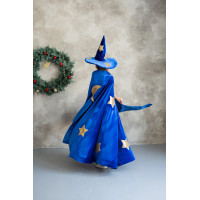 Карнавальний костюм для аниматорів Чарівник синій