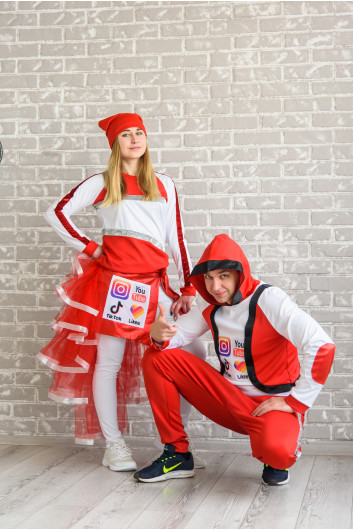 Сучасні ведучі свят - блогери, неон. 