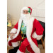 Карнавальний костюм для аніматорів Санта Клаус з животом