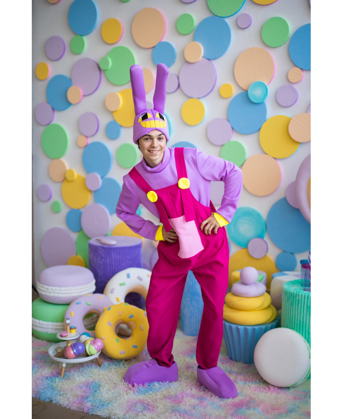 Карнавальний костюм для аниматорів Цифровий цирк Заєць Джекс Jax