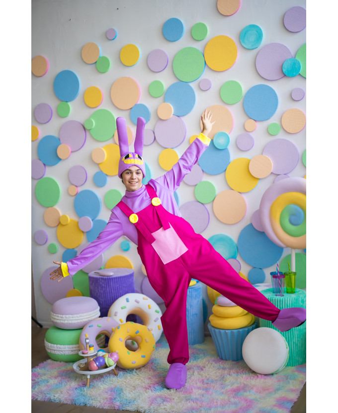 Карнавальний костюм для аниматорів Цифровий цирк Заєць Джекс Jax