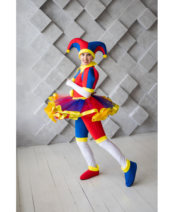 Карнавальний костюм Цифровий цирк клоун Pomni