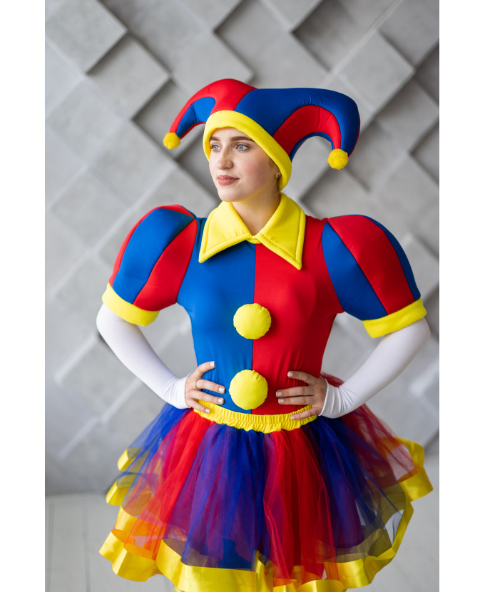Карнавальний костюм Цифровий цирк клоун Pomni