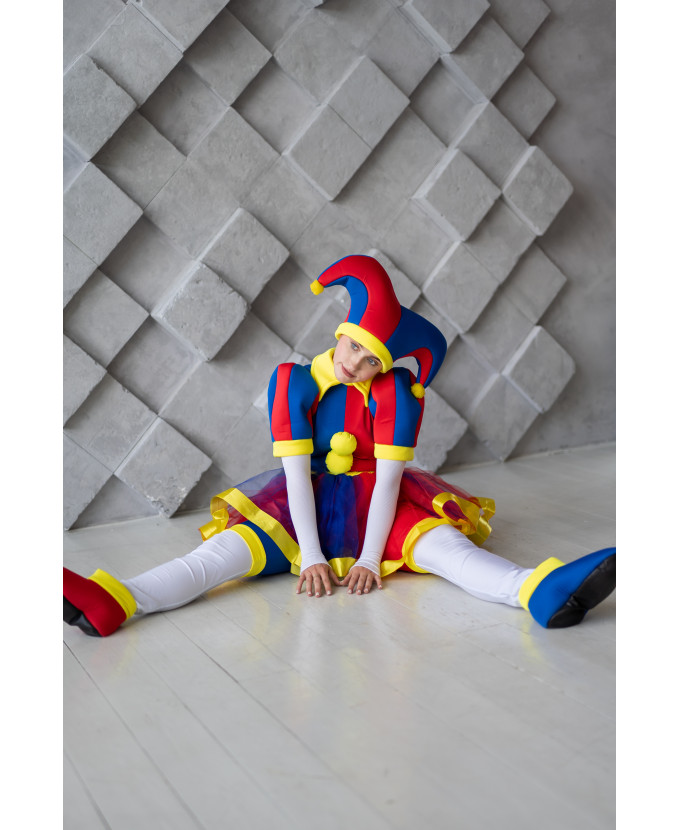 Карнавальний костюм Цифровий цирк клоун Pomni