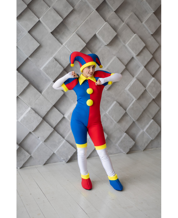 Карнавальний костюм Цифровий цирк клоун Pomni