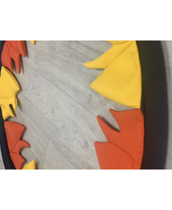 Ігровий реквізит для аніматорів кільце перепон Вогонь