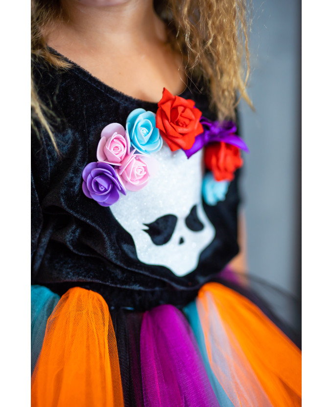 Дитячий карнавальний костюм Santa Muerte для дівчинки на Хеловін