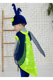 Дитячий карнавальний костюм Світлячок синій