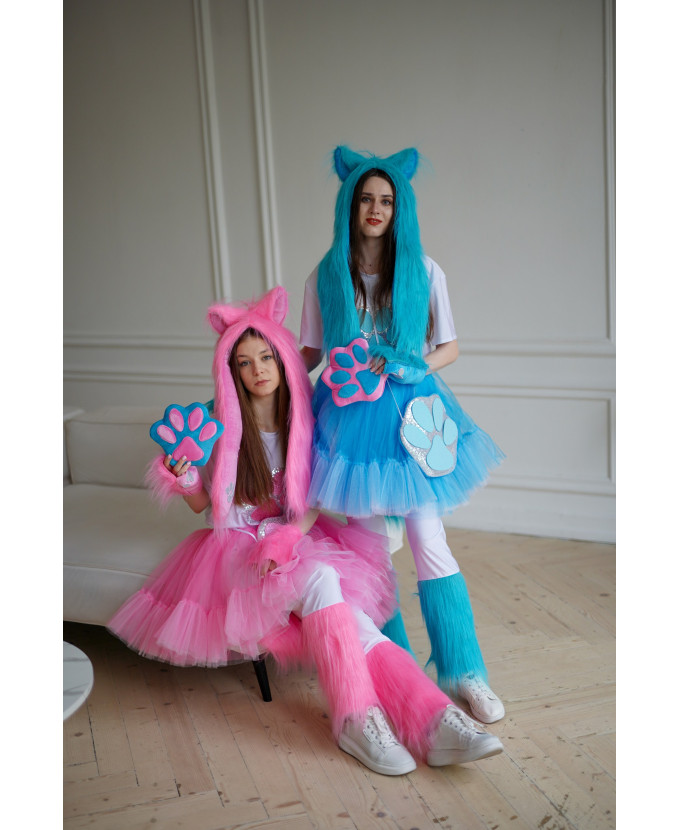 Костюм для аніматорів Таба Лапка блакитна