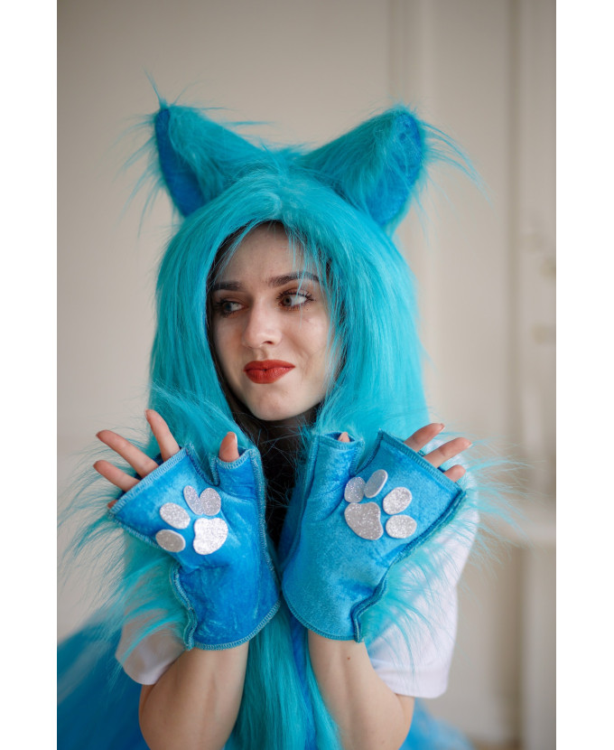 Костюм для аніматорів Таба Лапка блакитна