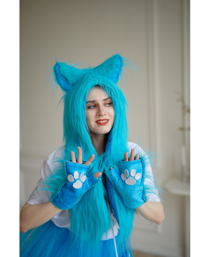 Костюм для аніматорів Таба Лапка блакитна