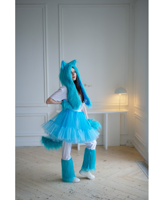 Костюм для аніматорів Таба Лапка блакитна