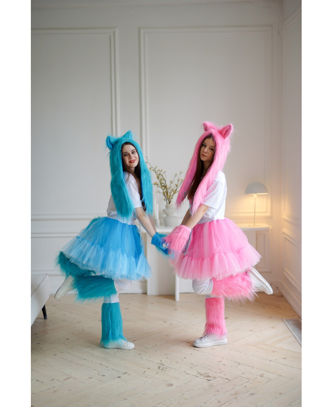 Костюм для аніматорів Таба Лапка блакитна