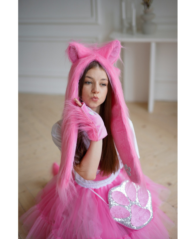 Костюм для аніматорів Таба Лапка рожева