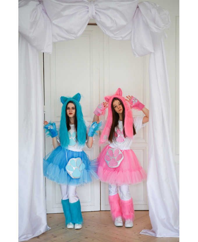 Костюм для аніматорів Таба Лапка рожева