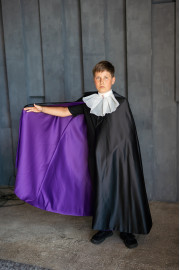 Дитячий карнавальний костюм Вампір Дракула фіолетовий