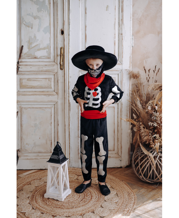Костюм Скелета  "День Мертвих" для хлопчика на Хеловін