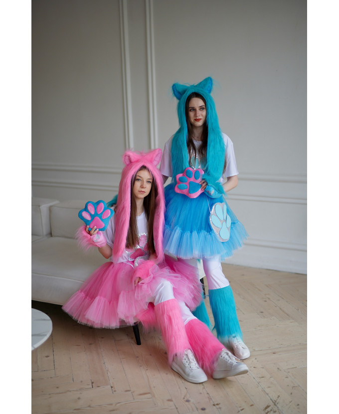 Костюм для аніматорів Таба Лапка рожева