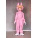 Костюм для аніматорів Лабубу рожева