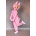 Костюм для аніматорів Лабубу рожева