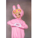 Костюм для аніматорів Лабубу рожева