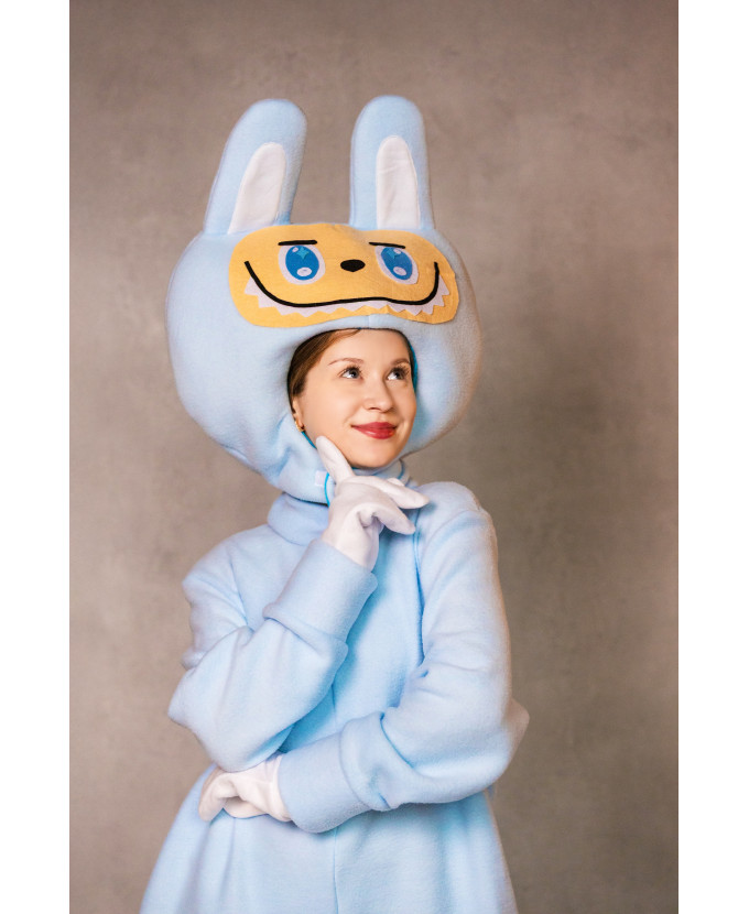 Костюм для аніматорів Лабубу блакитна