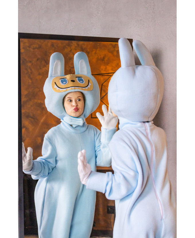 Костюм для аніматорів Лабубу блакитна