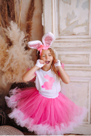 Дитячий карнавальний костюм Зайчика для дівчинки