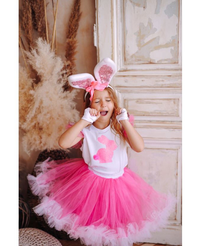 Дитячий карнавальний костюм Зайчика для дівчинки