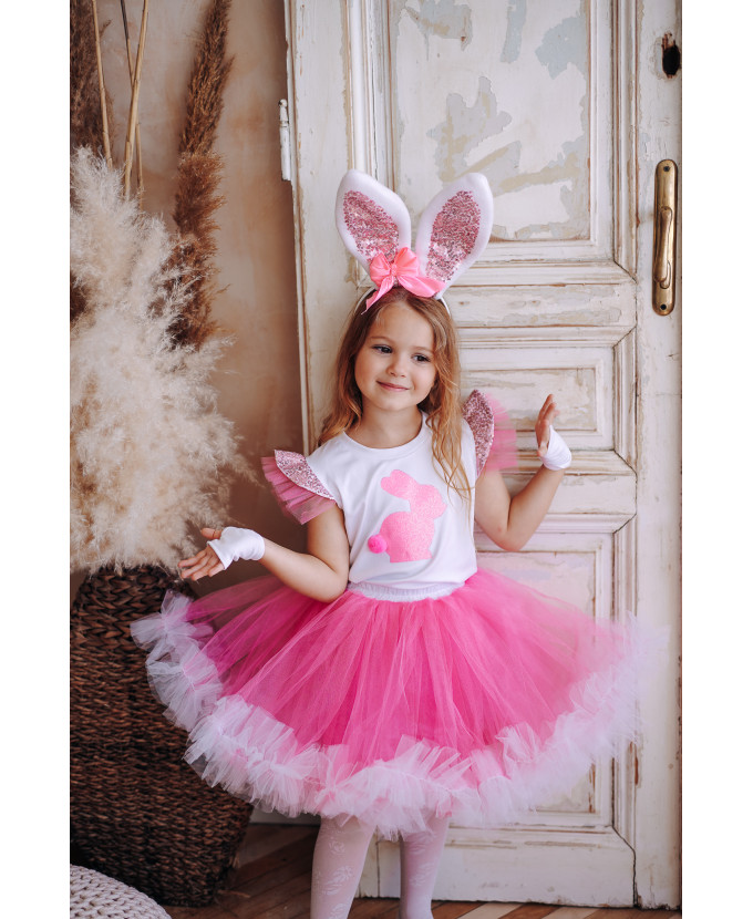 Дитячий карнавальний костюм Зайчика для дівчинки